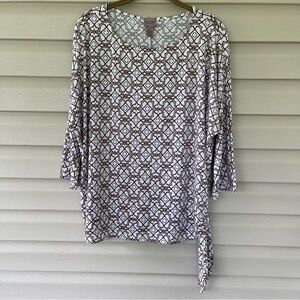 Chicos Easy Wear Top Size 2